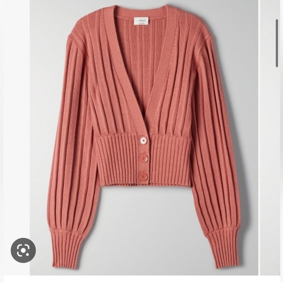 Wilfred plunge front cardigan - Picture 5 of 5